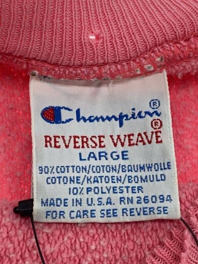 商品画像：スウェット/L/コットン/PNK/無地 3