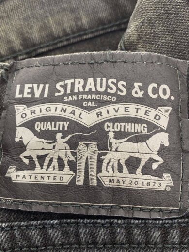 商品画像：ストレートパンツ/36/コットン/BLK/無地 4