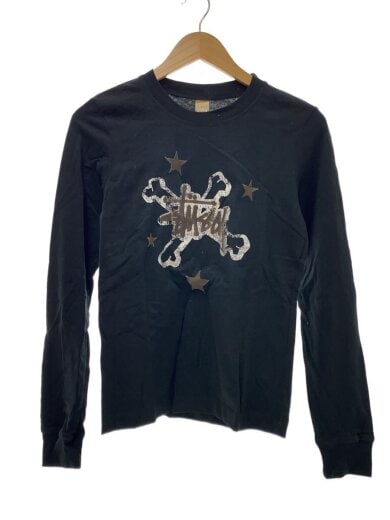 商品画像：90s/ボーン/長袖Tシャツ/M/コットン/BLK 1
