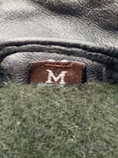 商品画像：レザージャケット・ブルゾン/M/レザー/BLK 4