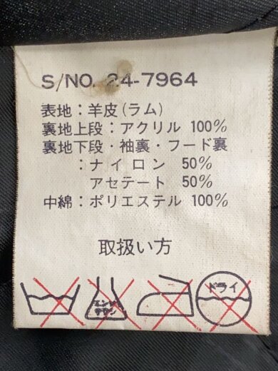 商品画像：レザージャケット・ブルゾン/M/レザー/BLK 5