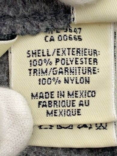 商品画像：フリースパンツ/L/ポリエステル/GRY 5