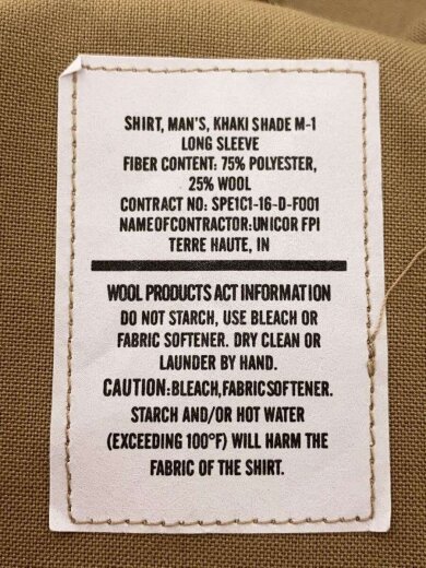 商品画像：長袖シャツ/--/コットン/BEG 5