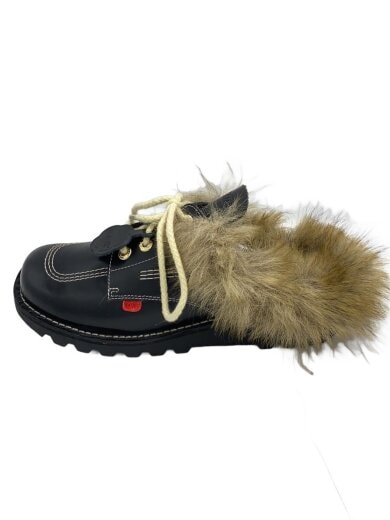 商品画像：MAINS/KICK MULE/OBPABE/シューズ/44/BLK/レザー/1-17785 1