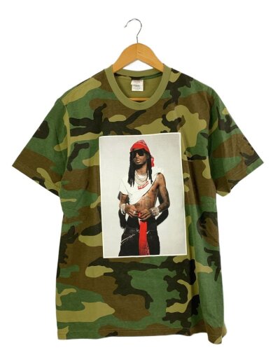 商品画像：Tシャツ/M/コットン/KHK/カモフラ 1