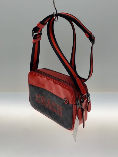 商品画像：ショルダーバッグ/レザー/RED/総柄 2