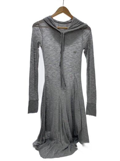 商品画像：HOODED JERSEY DRESS/S/コットン/GRY/YY253DR003// 1