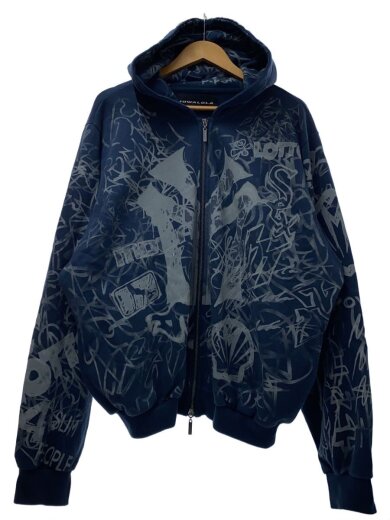 商品画像：26SS/NAVY GRAFITTI TRACK TOP/XL/コットン/NVY/総柄// 1