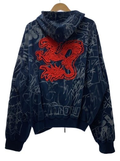 商品画像：26SS/NAVY GRAFITTI TRACK TOP/XL/コットン/NVY/総柄// 2