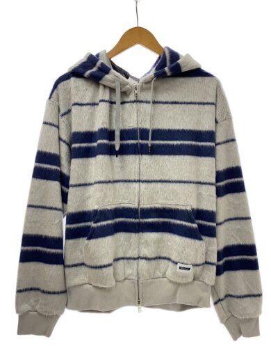 商品画像：ジップパーカー/L/ポリエステル/NVY/ボーダー/RAD-25AW-CUT006/25AW/BAJA -// 1