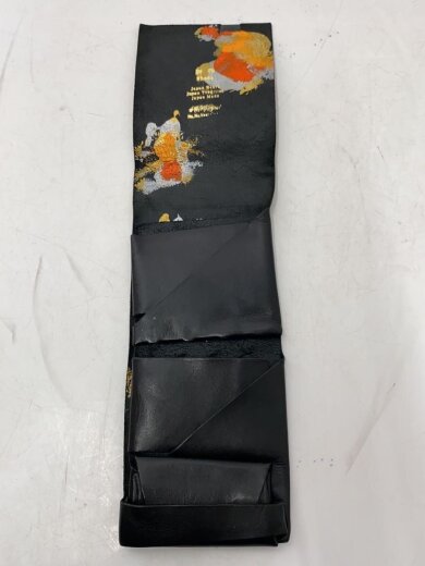 商品画像：3つ折り財布/レザー/BLK/無地/メンズ 4