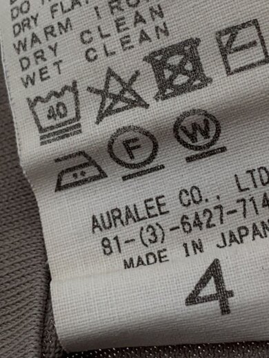 商品画像：長袖Tシャツ/4/コットン/GRY/無地/A00SP01GT// 4