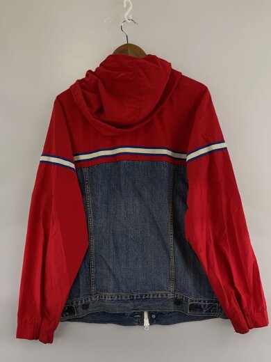 商品画像：ジャケット/M/コットン/RED/無地/CW-3418// 2