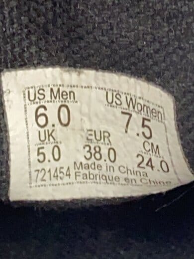 商品画像：ローカットスニーカー/US6/BLK 7