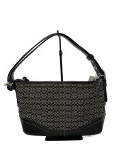 ショルダーバッグ_ミニシグネチャー_ブラック/キャンバス/BLK/総柄