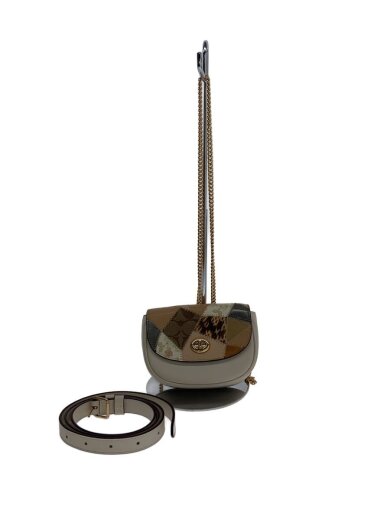 商品画像：パッチワーク/ショルダーバッグ/レザー/BEG/89962 1