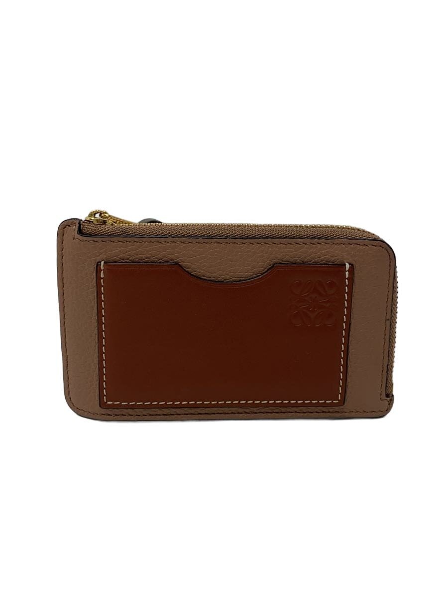 LOEWE / カードケース/レザー/BRW/無地/メンズ/C660Z40X04