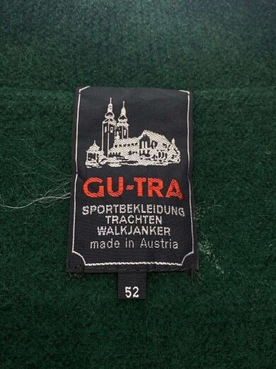 商品画像：■USED/GU-TRA/オーストリア製/ジャケット/52/ウール/GRN 3