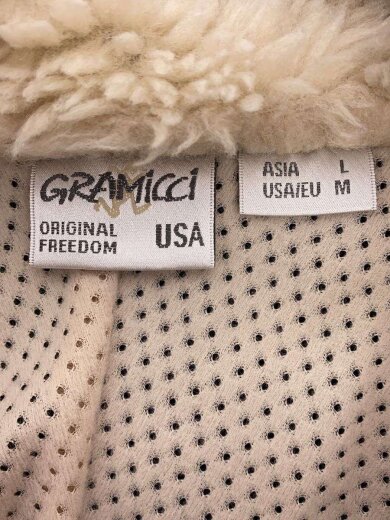 商品画像：フリースジャケット/L/ポリエステル/BEG/無地/GUJK-21F2009 3