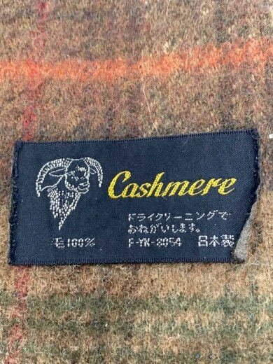 商品画像：マフラー/カシミア/BRW/チェック/メンズ 2