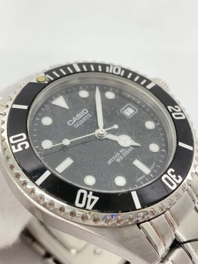 商品画像：クォーツ腕時計/アナログ/ステンレス/BLK/SLV/MTD-1048 6