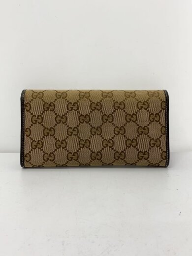 商品画像：長財布_ラブリー_GGキャンバス/キャンバス/BRW/総柄/レディース 2