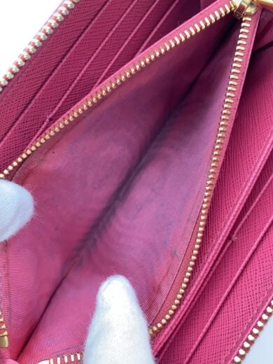 商品画像：サフィアーノ/ラウンドジップ/長財布/PVC/PNK/レディース 5