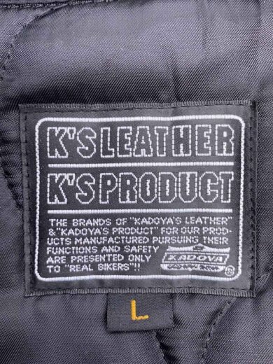 商品画像：シングルライダースジャケット/L/レザー/BLK/無地 3