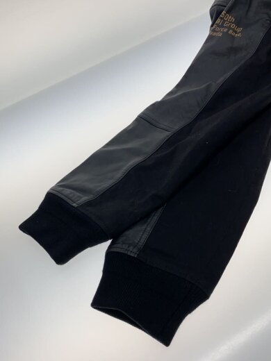 商品画像：LEATHER MIX NIGHTHAWK/レザージャケット・ブルゾン/XL/コットン/BLK/610104 5