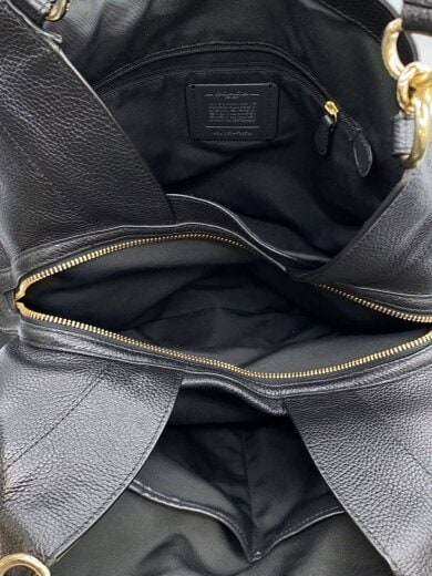 商品画像：トートバッグ/レザー/BLK/無地/F23510 6