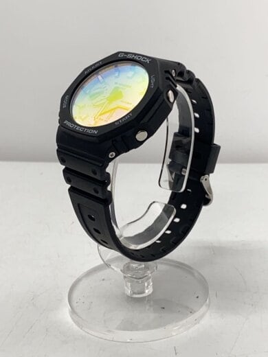 商品画像：クォーツ腕時計_G-SHOCK/アナログ/ラバー/マルチカラー/BLK 2