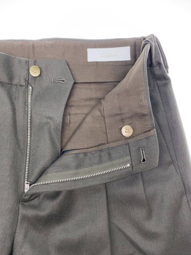 商品画像：スラックスパンツ/2/ウール/GRN/無地/IH-22FW-P018-MSP// 3