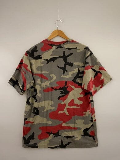 商品画像：Tシャツ/M/コットン/RED/カモフラ// 2