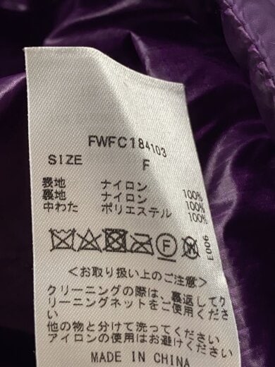 商品画像：コート/FREE/ナイロン/PUP/FWFC184103// 5