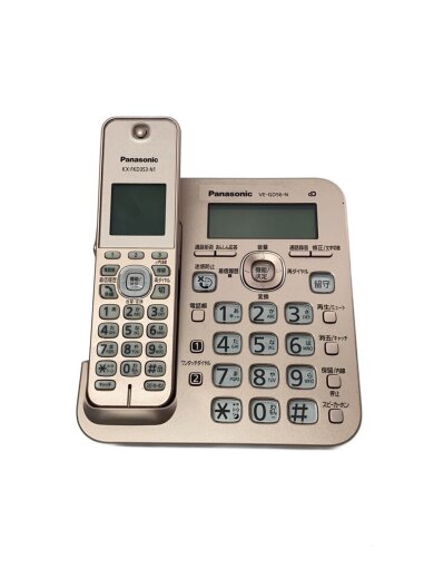 商品画像：電話機 RU・RU・RU VE-GD56DL-N [ピンクゴールド]// 1