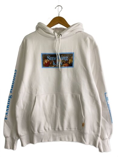 商品画像：パーカー/L/コットン/WHT/無地 1