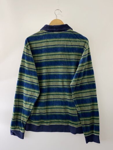 商品画像：23AW/KRAMER LS VELOUR SHIRT/M/コットン/マルチカラー/ボーダー/KN00478// 2