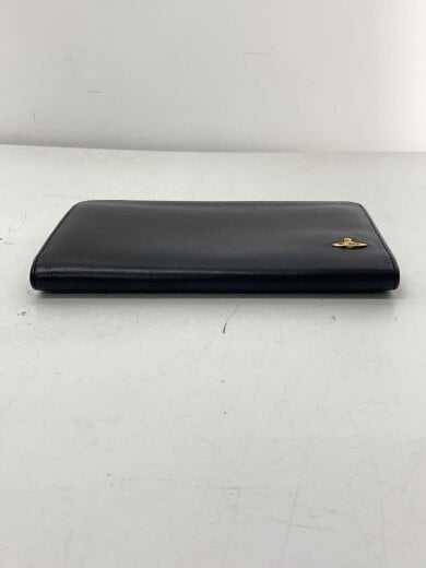 商品画像：長財布/レザー/BLK/無地/レディース 4