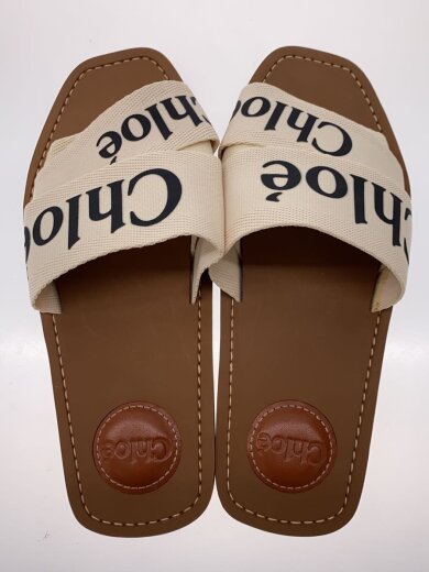 画像：ChloeWOODY SLIPPERS/サンダル/37/BRW/22U188Z33