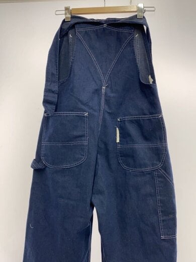 商品画像：オーバーオール/34/コットン/NVY/無地 3