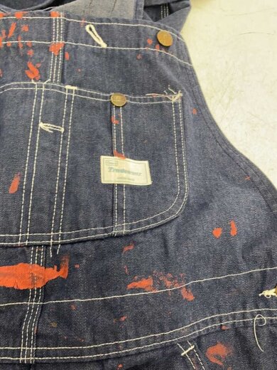 商品画像：オーバーオール/34/コットン/NVY/無地 5