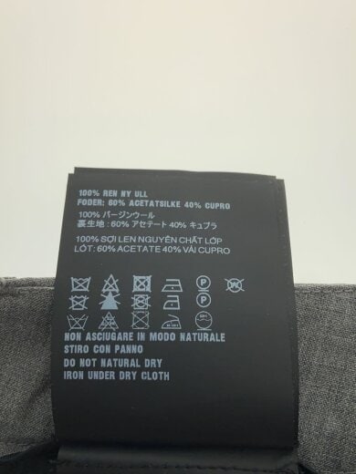 商品画像：2タックスラックスパンツ/38/--/GRY/無地/DNA91E S000 1490 6