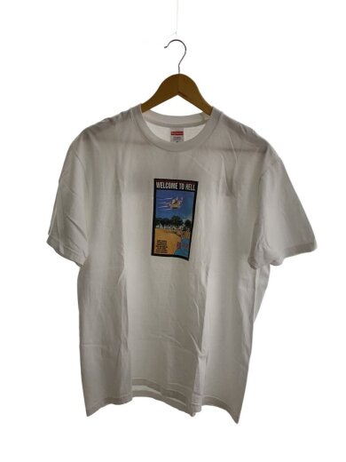 商品画像：TOY MACHINE WELCOME TO HELL/Tシャツ/M/コットン/WHT/プリント 1