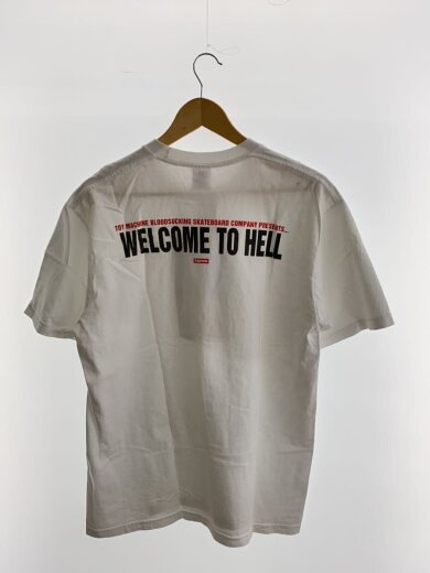 商品画像：TOY MACHINE WELCOME TO HELL/Tシャツ/M/コットン/WHT/プリント 2