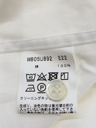 商品画像：イーザルロゴ/トカゲ/半袖シャツ/38/コットン/WHT/W805U892 4