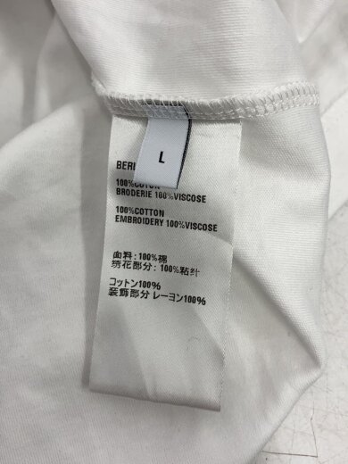 商品画像：Tシャツ/L/コットン/WHT/無地/R27JRS135JAEK 4