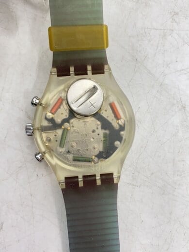 商品画像：クォーツ腕時計/アナログ/ラバー/マルチカラー/BLK 3