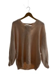 ビッグリボンバックオープンニット/FREE/ポリエステル/PNK/無地/112531014