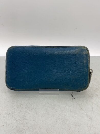 商品画像：ラウンドジッピ/長財布/レザー/BLU/無地/メンズ 2