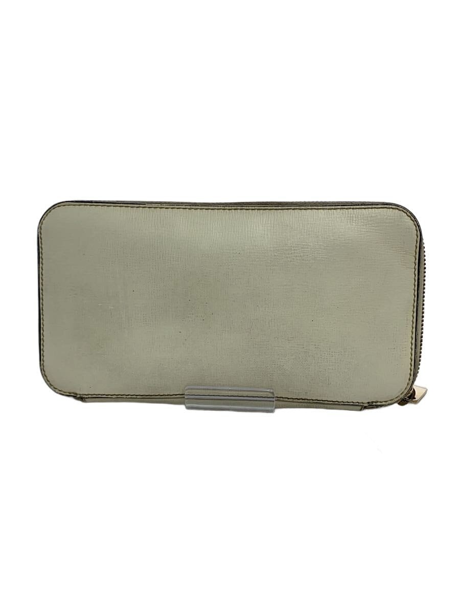 Valextra / 長財布/レザー/WHT/無地/メンズ